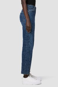 Remi High-Rise Straight Ankle Forward Seam Jean w/ Slit Hem sold by Hudson Jeans