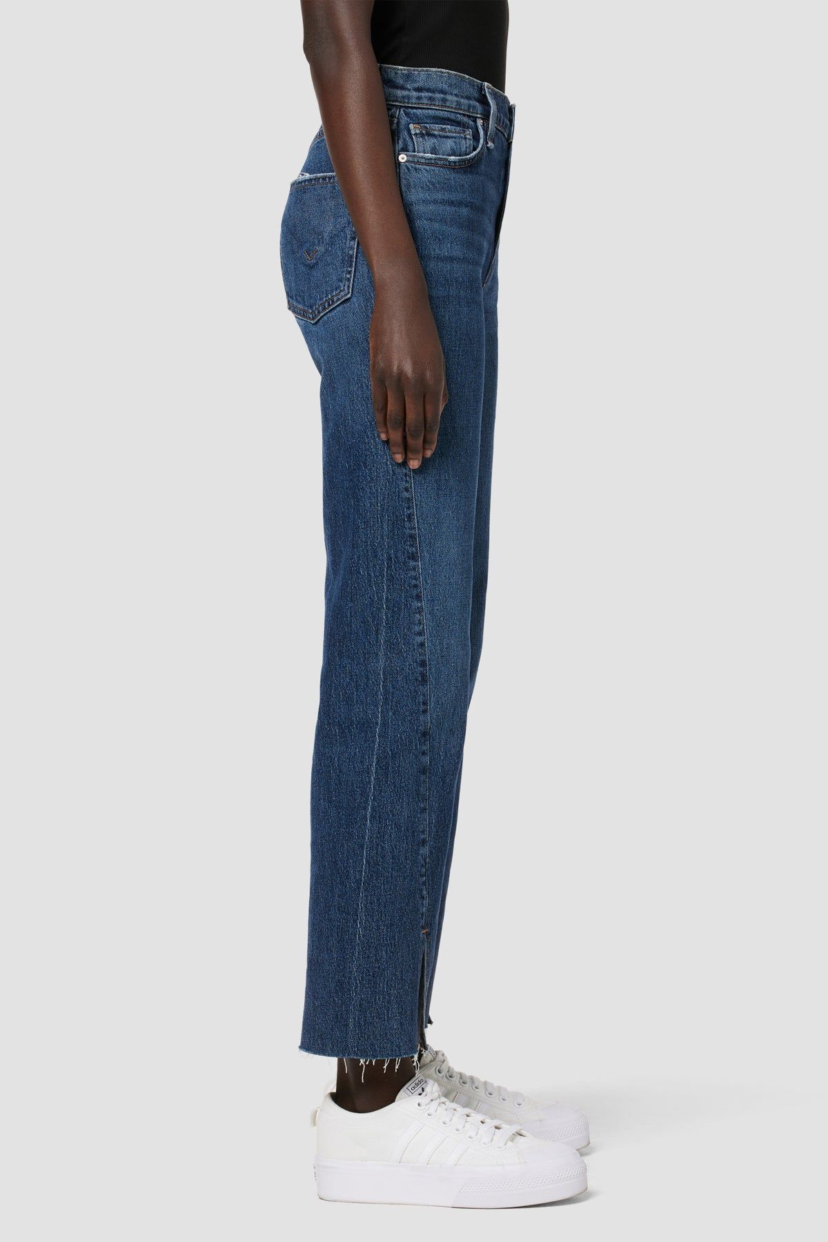 Remi High-Rise Straight Ankle Forward Seam Jean w/ Slit Hem sold by Hudson Jeans product image thumbnail 2