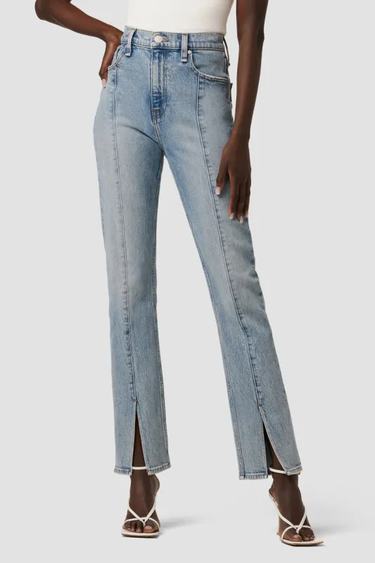 Harlow Ultra High-Rise Cigarette Jean w/ Slit Hem sold by Hudson Jeans