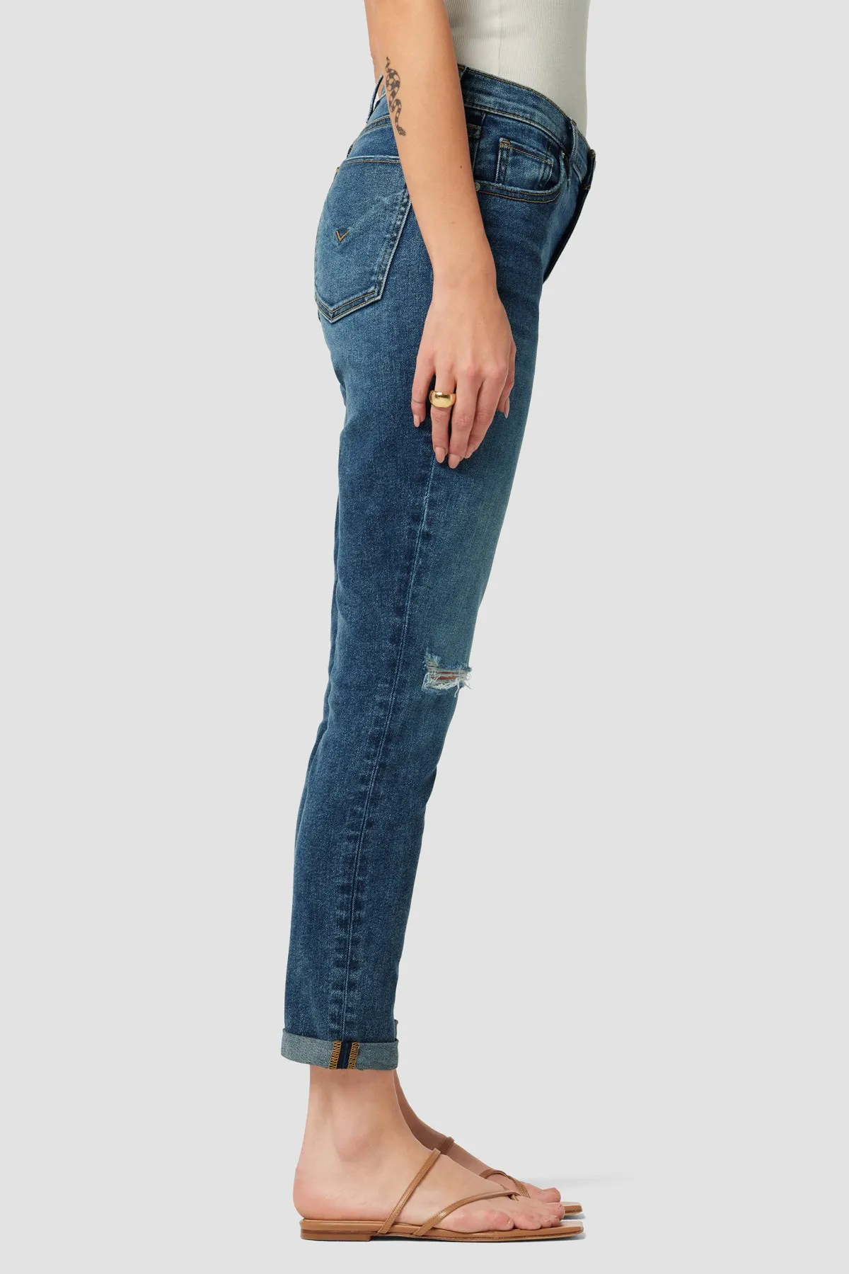 Lana Mid-Rise Slim Boyfriend Crop Jean sold by Hudson Jeans product image thumbnail 2