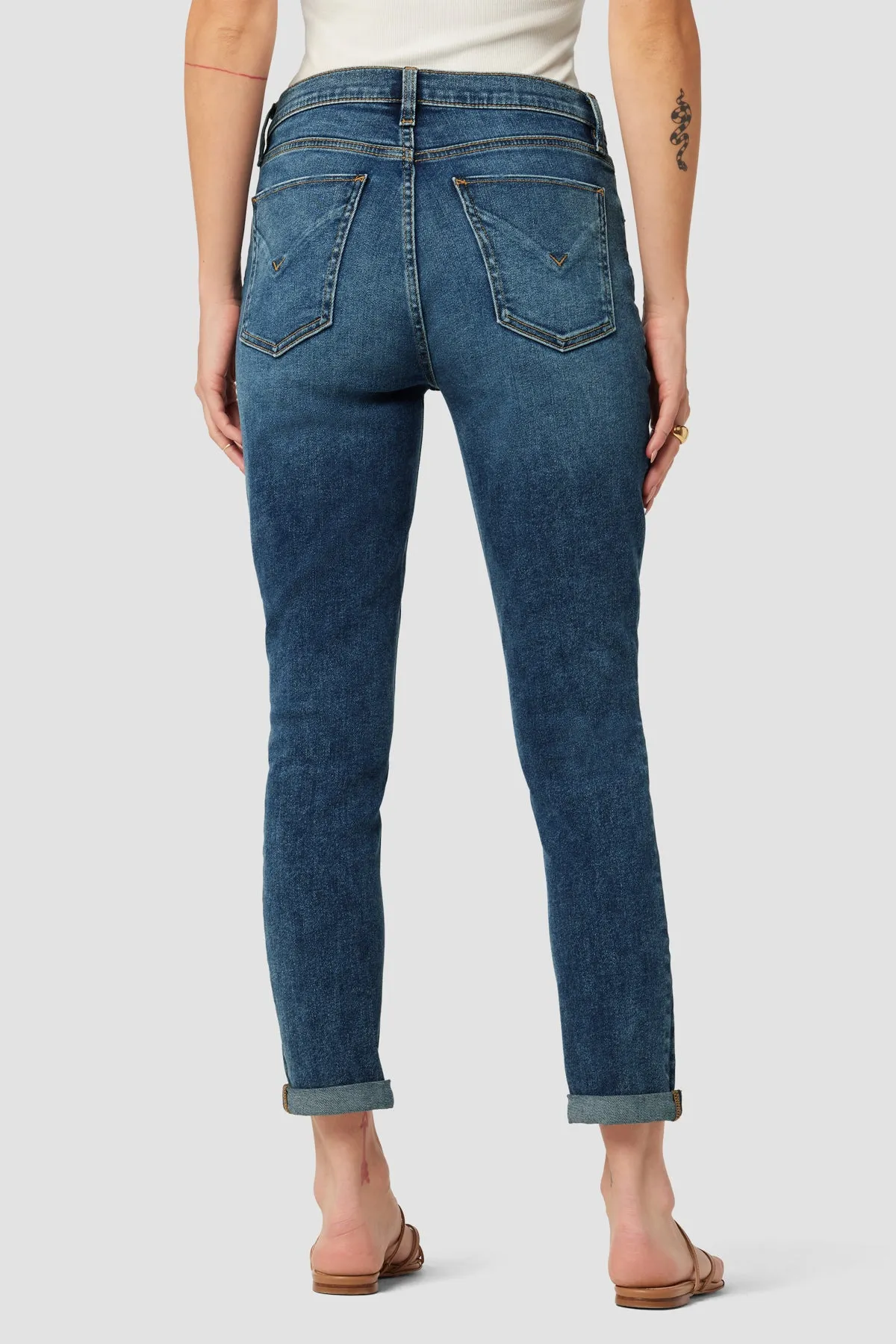 Lana Mid-Rise Slim Boyfriend Crop Jean sold by Hudson Jeans product image thumbnail 4