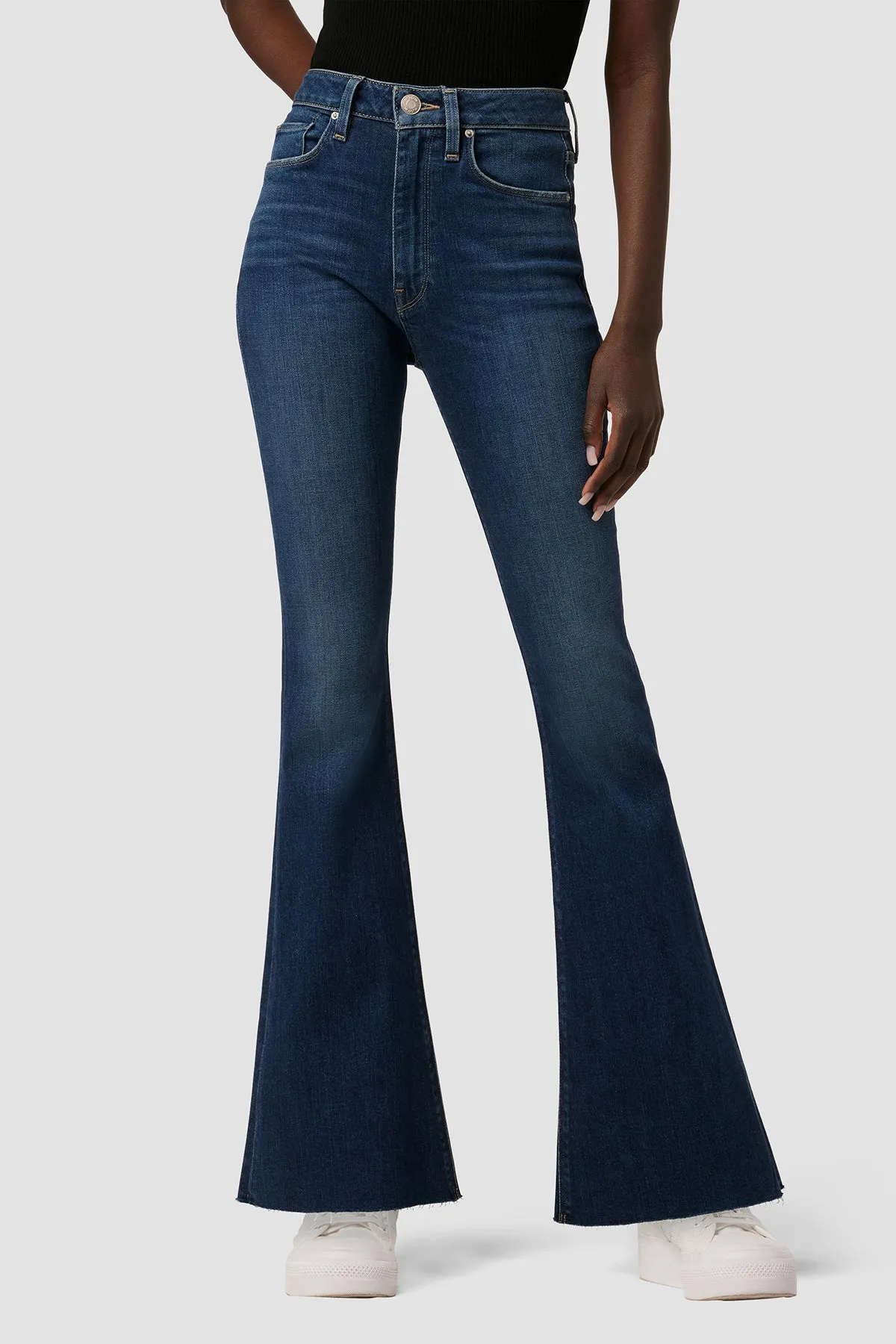 Holly High-Rise Flare Barefoot Jean sold by Hudson Jeans