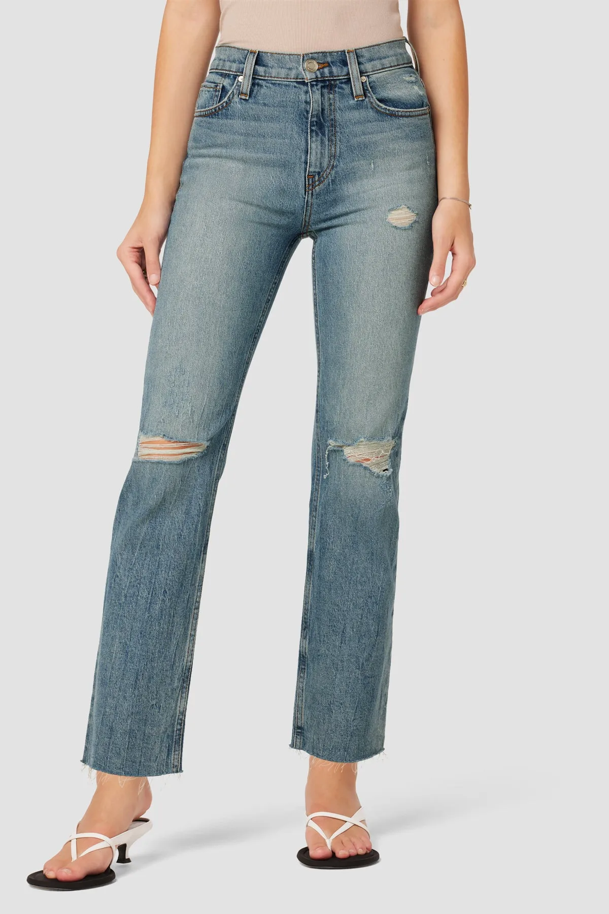 Remi High-Rise Straight Ankle Jean sold by Hudson Jeans