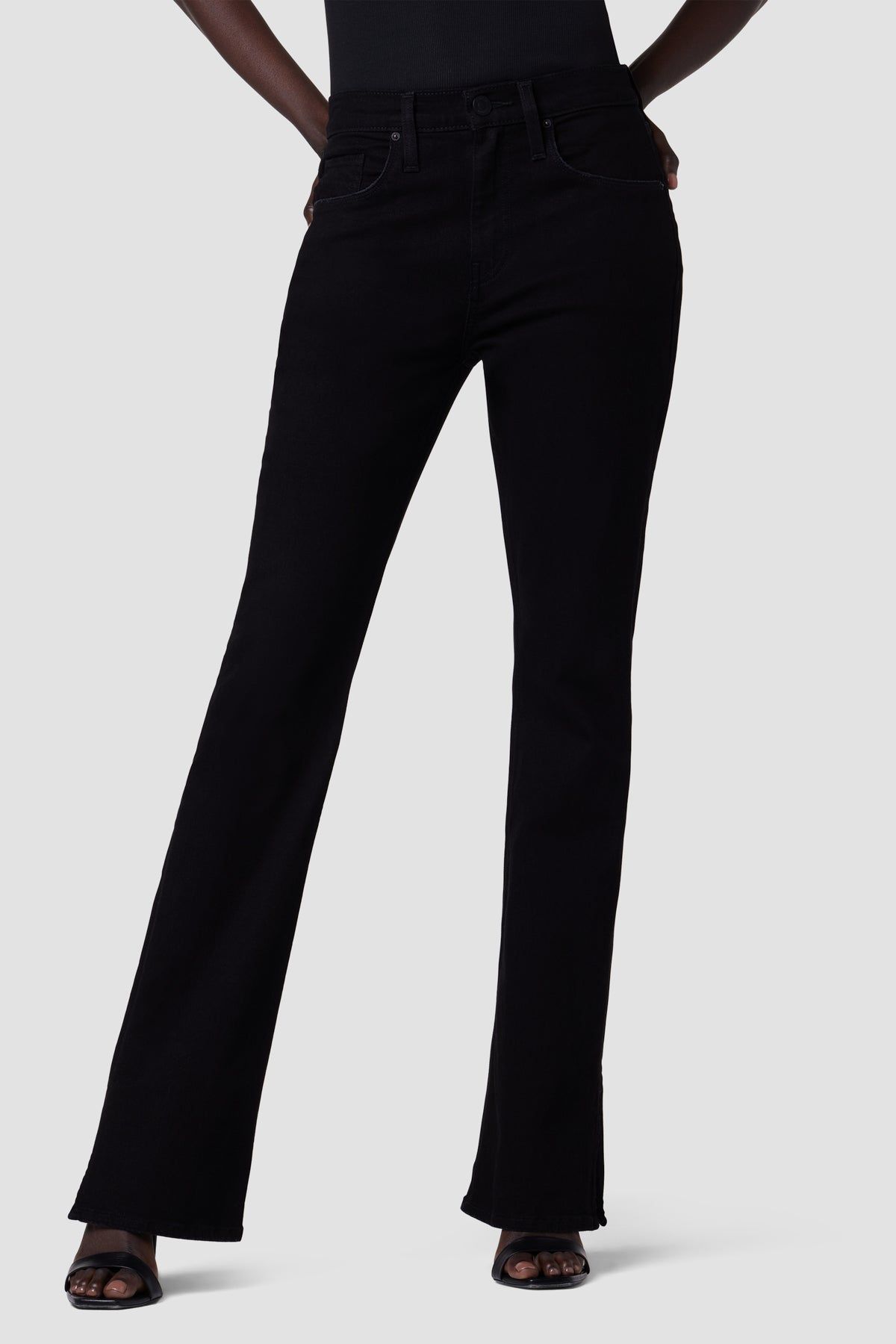 Barbara High-Rise Baby Bootcut Jean w/ Slit sold by Hudson Jeans