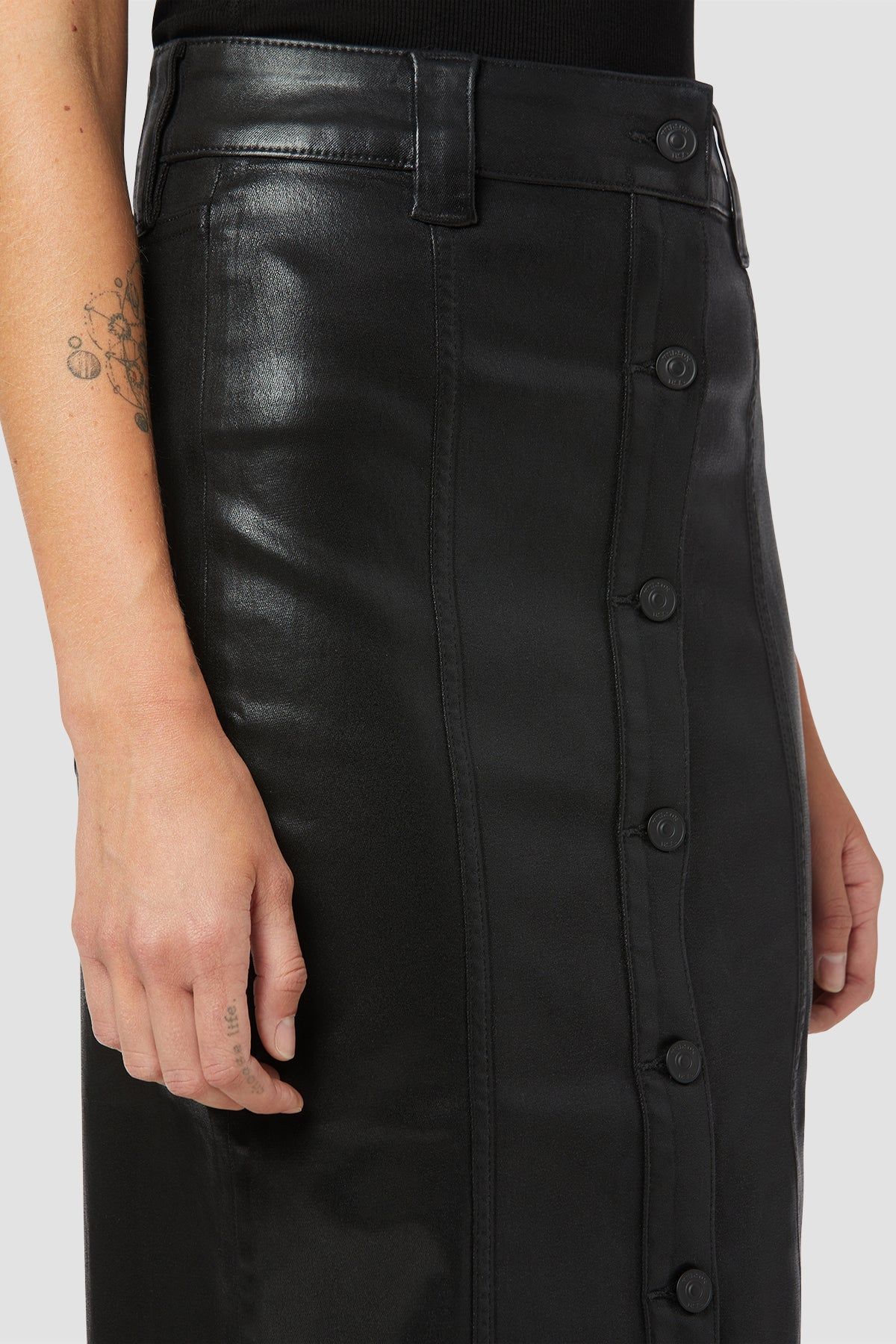 Button Front Pencil Skirt sold by Hudson Jeans product image thumbnail 6