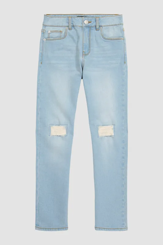 Destructed Straight Leg Jean sold by Hudson Jeans