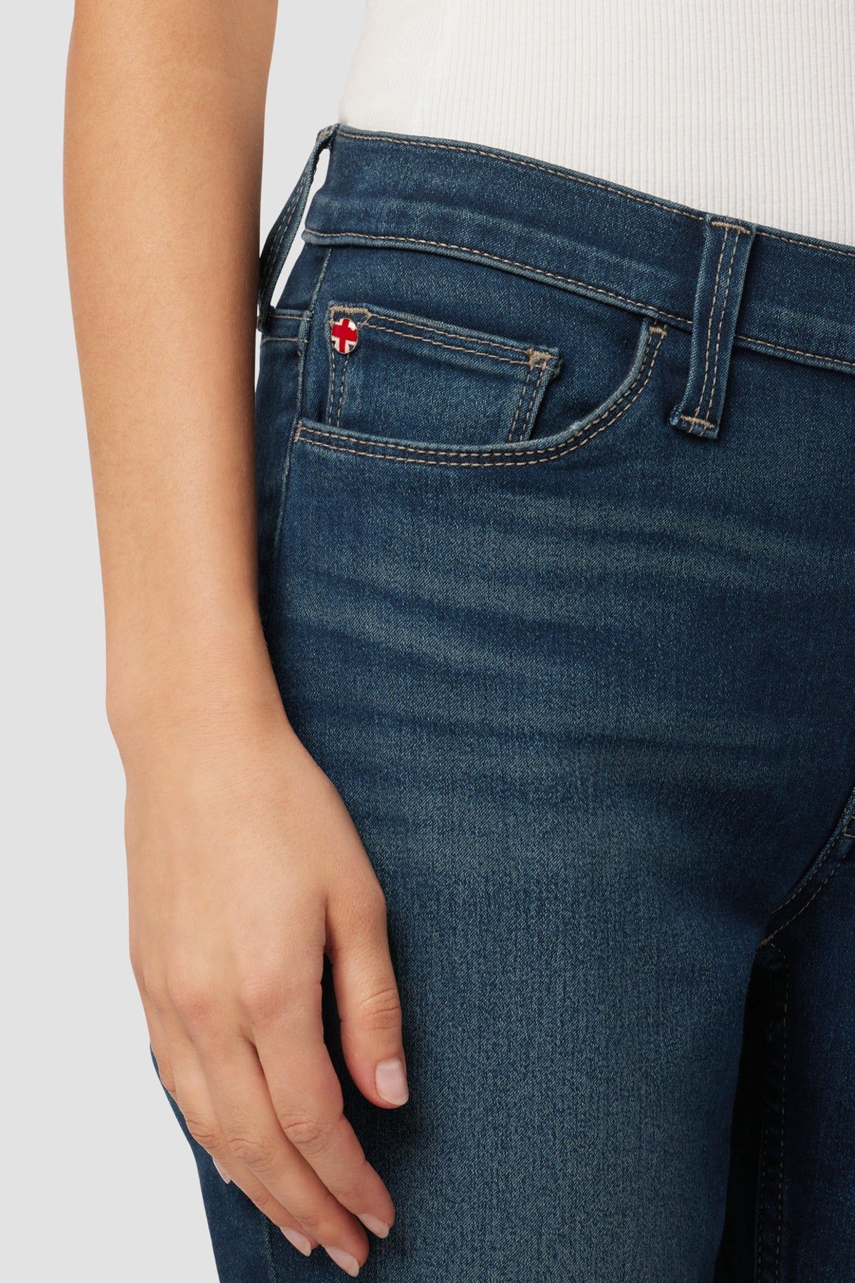 Natalie Mid-Rise Straight Crop Jean sold by Hudson Jeans product image thumbnail 4