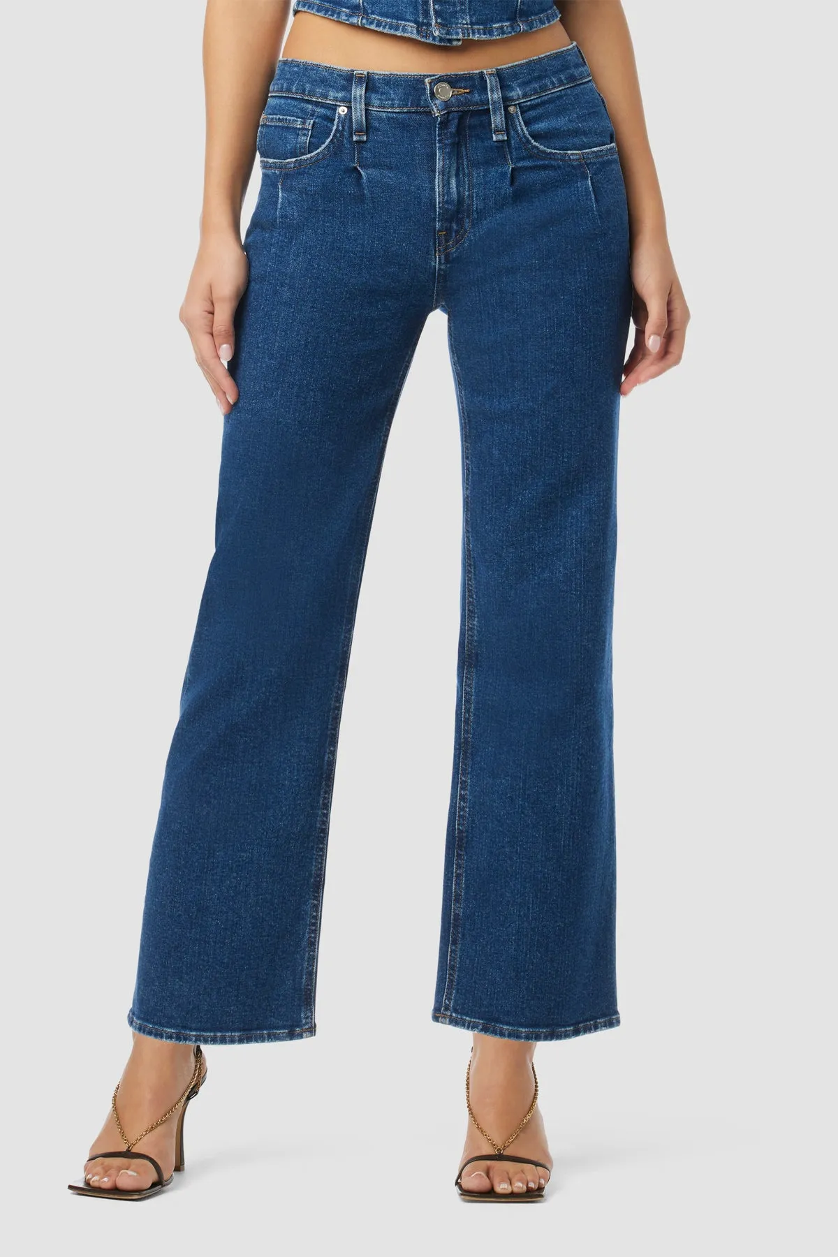 Rosie Pleated High-Rise Wide Leg Jean sold by Hudson Jeans