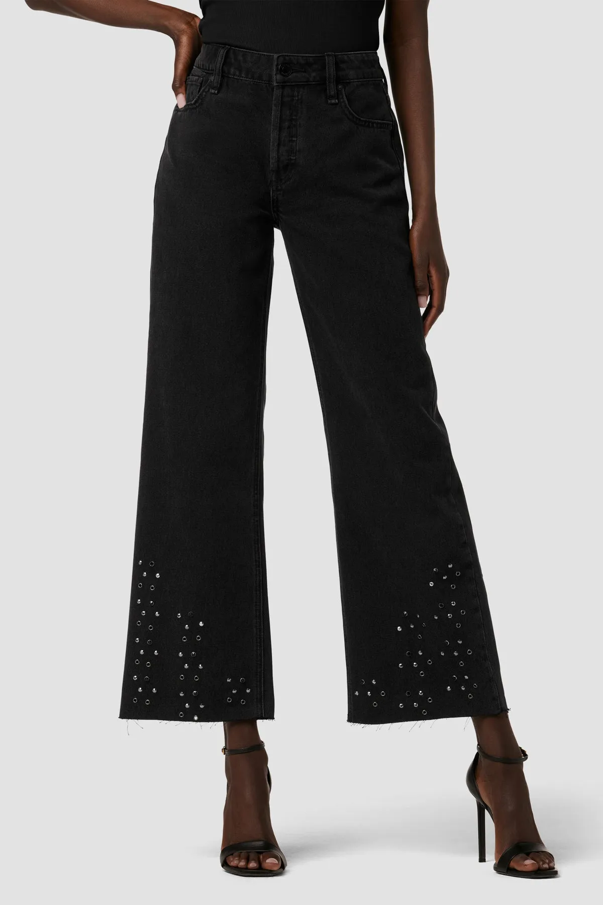Rosie High-Rise Wide Leg Ankle Jean sold by Hudson Jeans