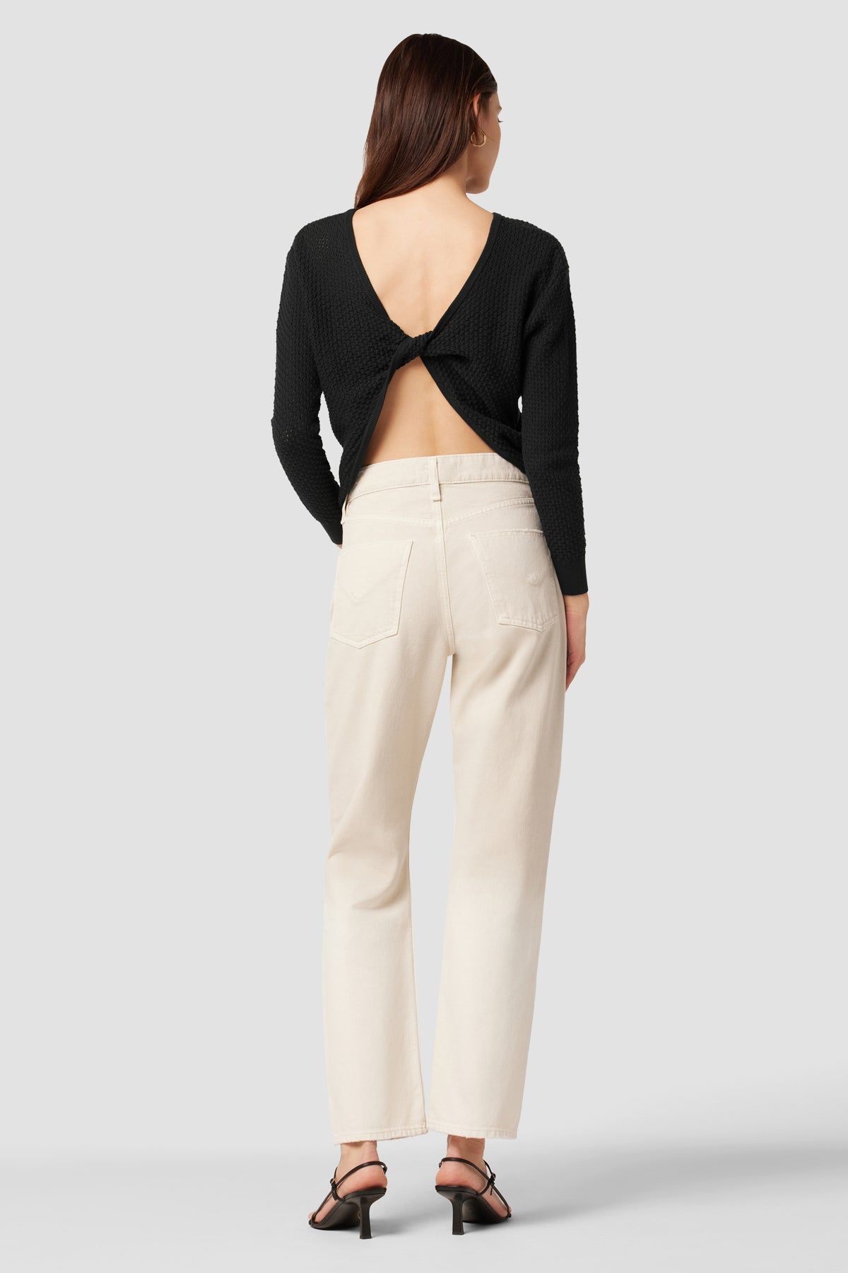 Twist Back Open Knit Sweater sold by Hudson Jeans product image thumbnail 6