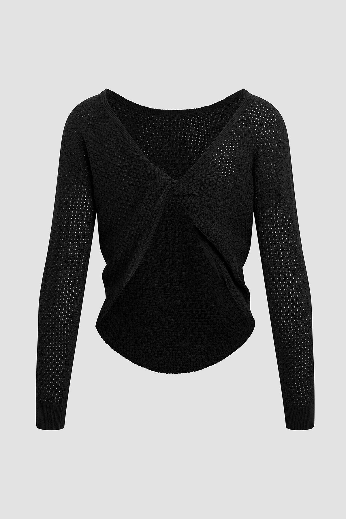 Twist Back Open Knit Sweater sold by Hudson Jeans product image thumbnail 8