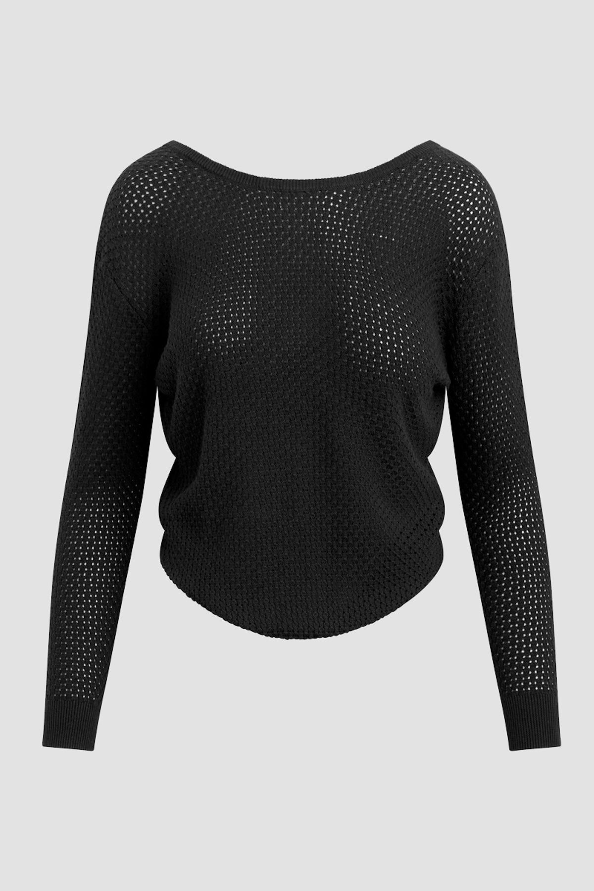 Twist Back Open Knit Sweater sold by Hudson Jeans product image thumbnail 7