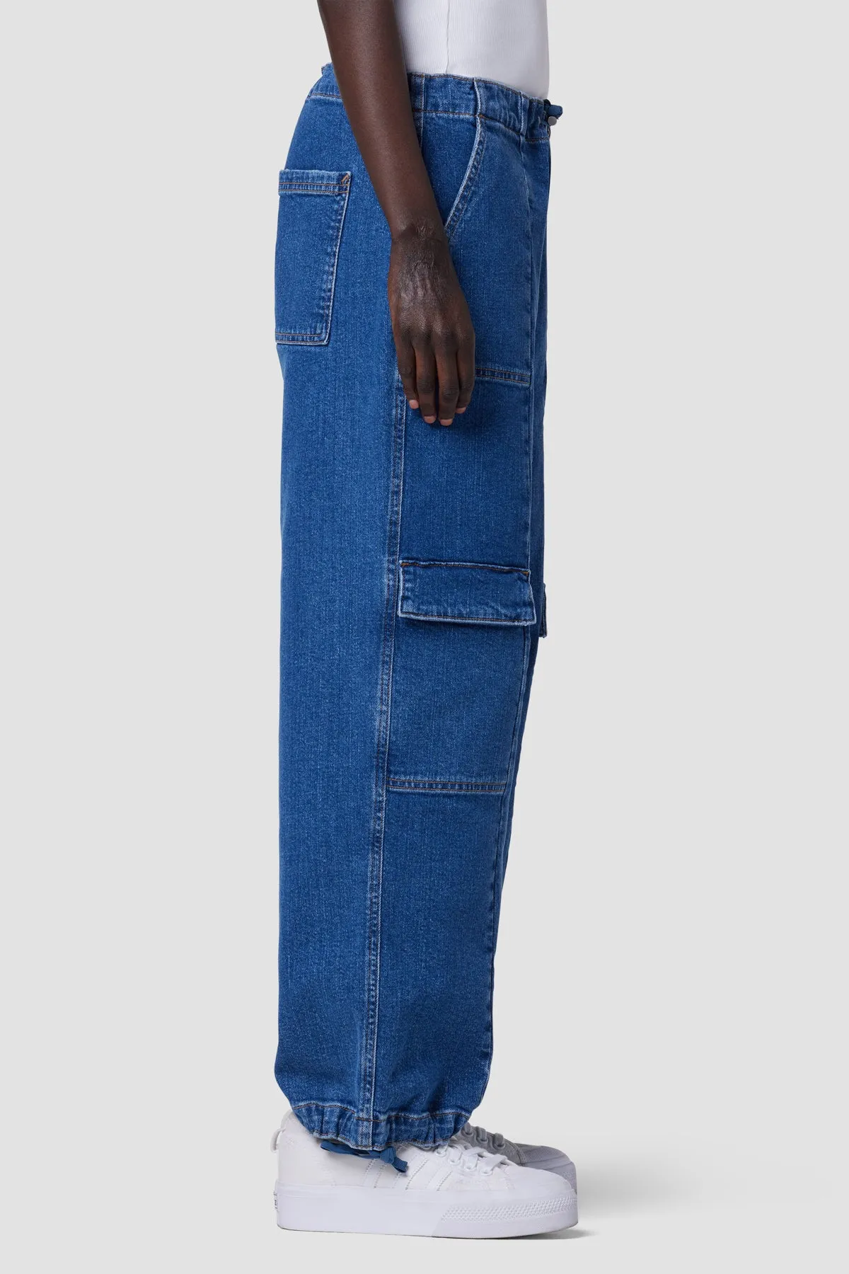 Drawstring Cargo Parachute Pant sold by Hudson Jeans product image thumbnail 2