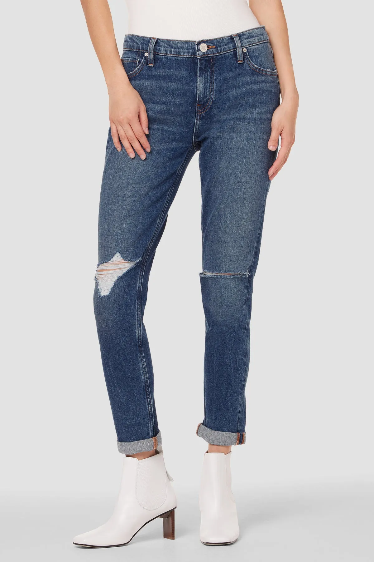 Lana Mid-Rise Slim Boyfriend Jean sold by Hudson Jeans