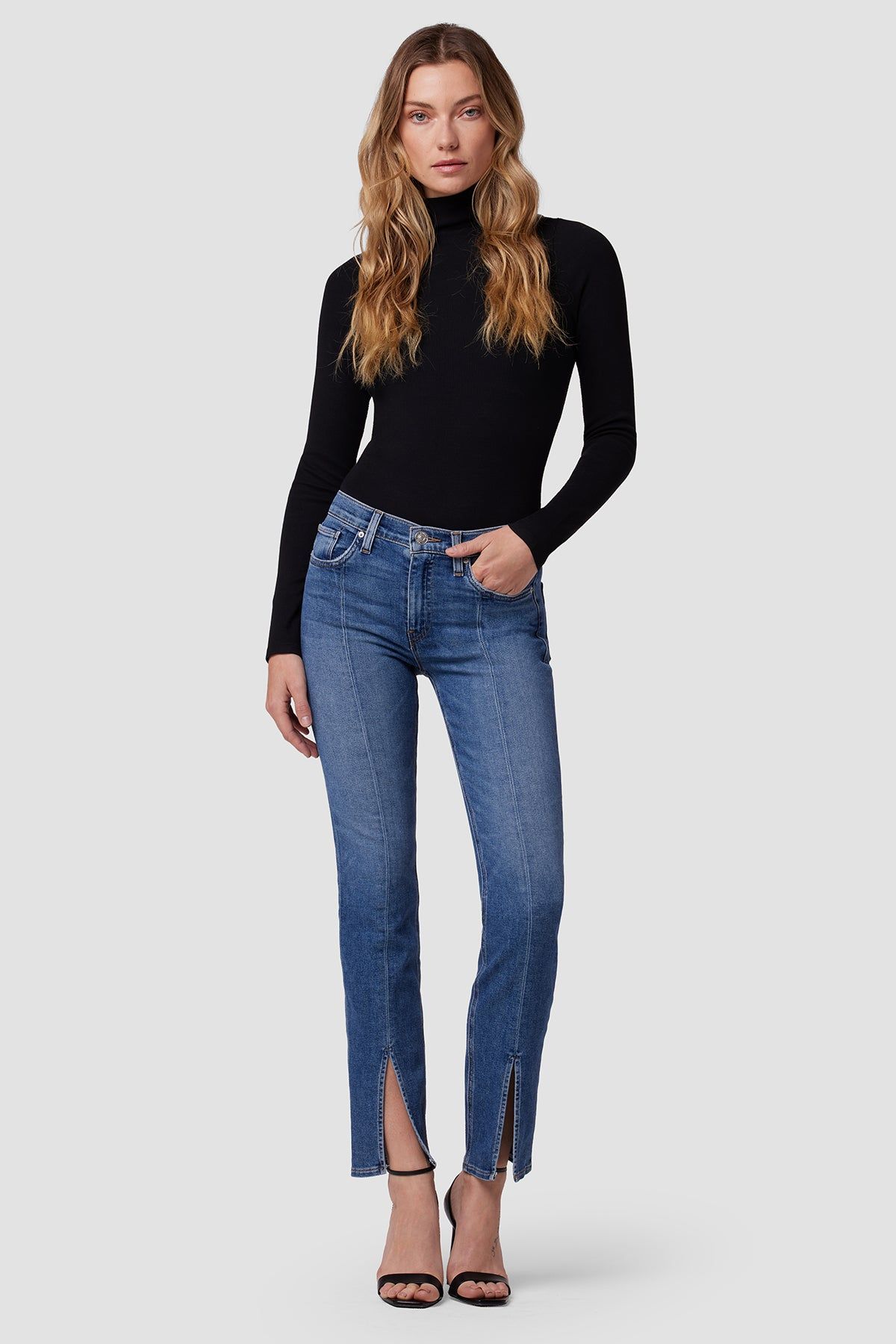 Barbara High-Rise Straight Ankle Jean sold by Hudson Jeans product image thumbnail 4