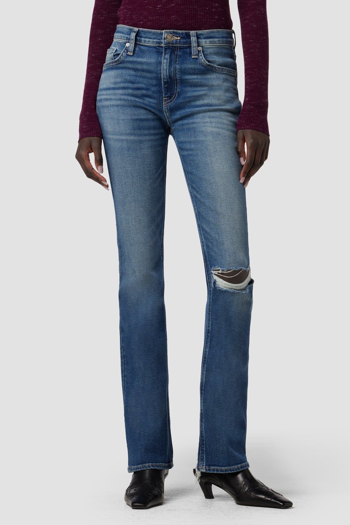 Barbara High-Rise Baby Bootcut Jean sold by Hudson Jeans
