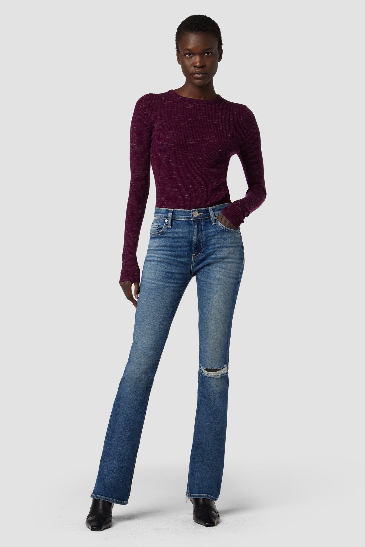 Barbara High-Rise Baby Bootcut Jean sold by Hudson Jeans product image thumbnail 5