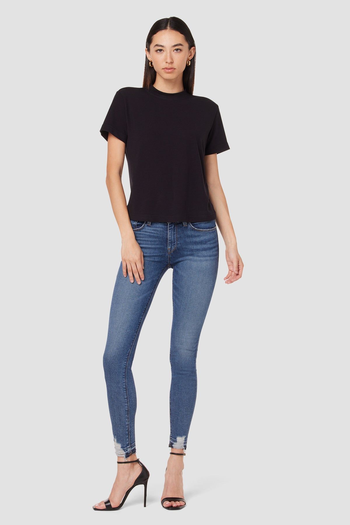 Nico Mid-Rise Super Skinny Crop Jean sold by Hudson Jeans product image thumbnail 4