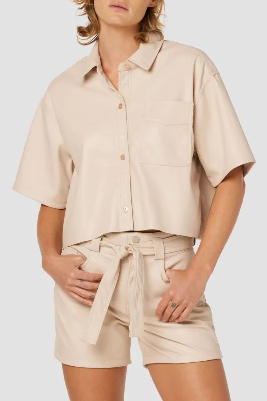 Oversized Cropped Button Down Shirt sold by Hudson Jeans