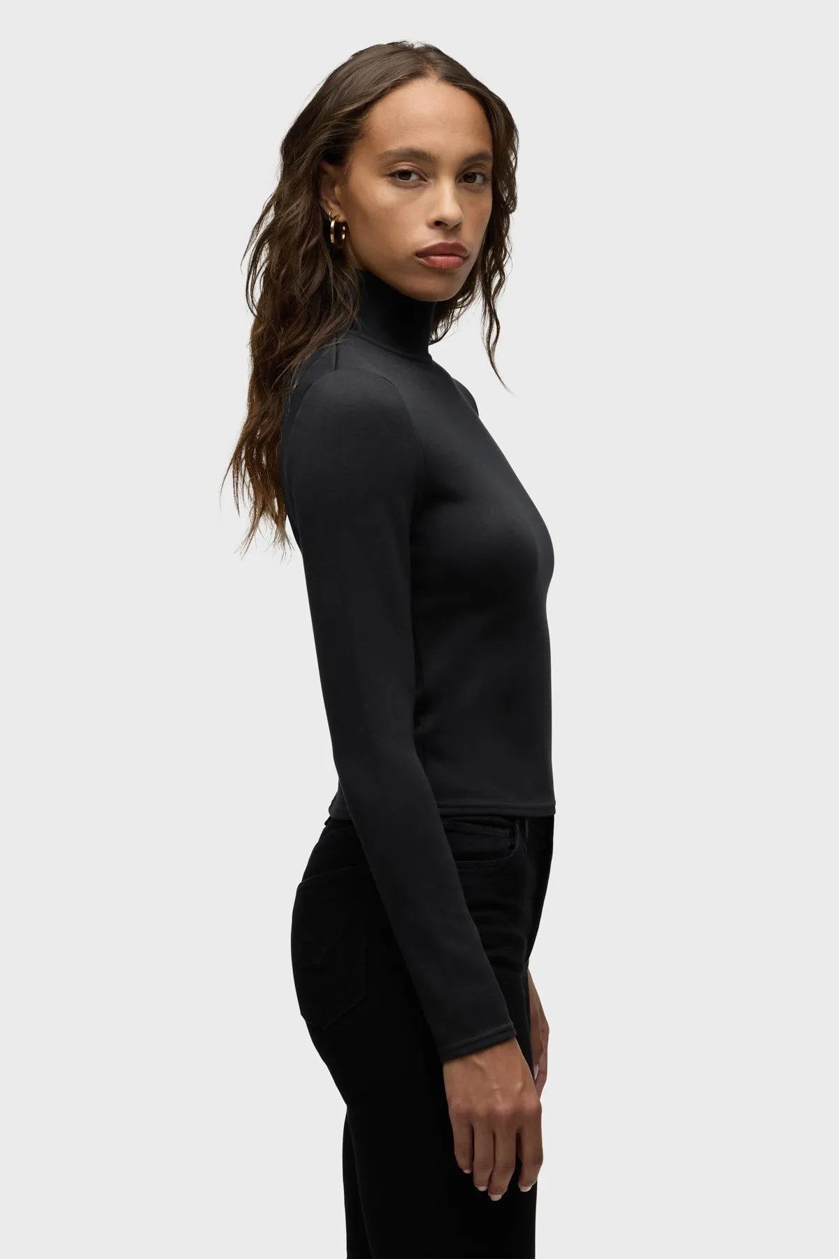 Mock Neck Long Sleeve Top sold by Hudson Jeans product image thumbnail 2