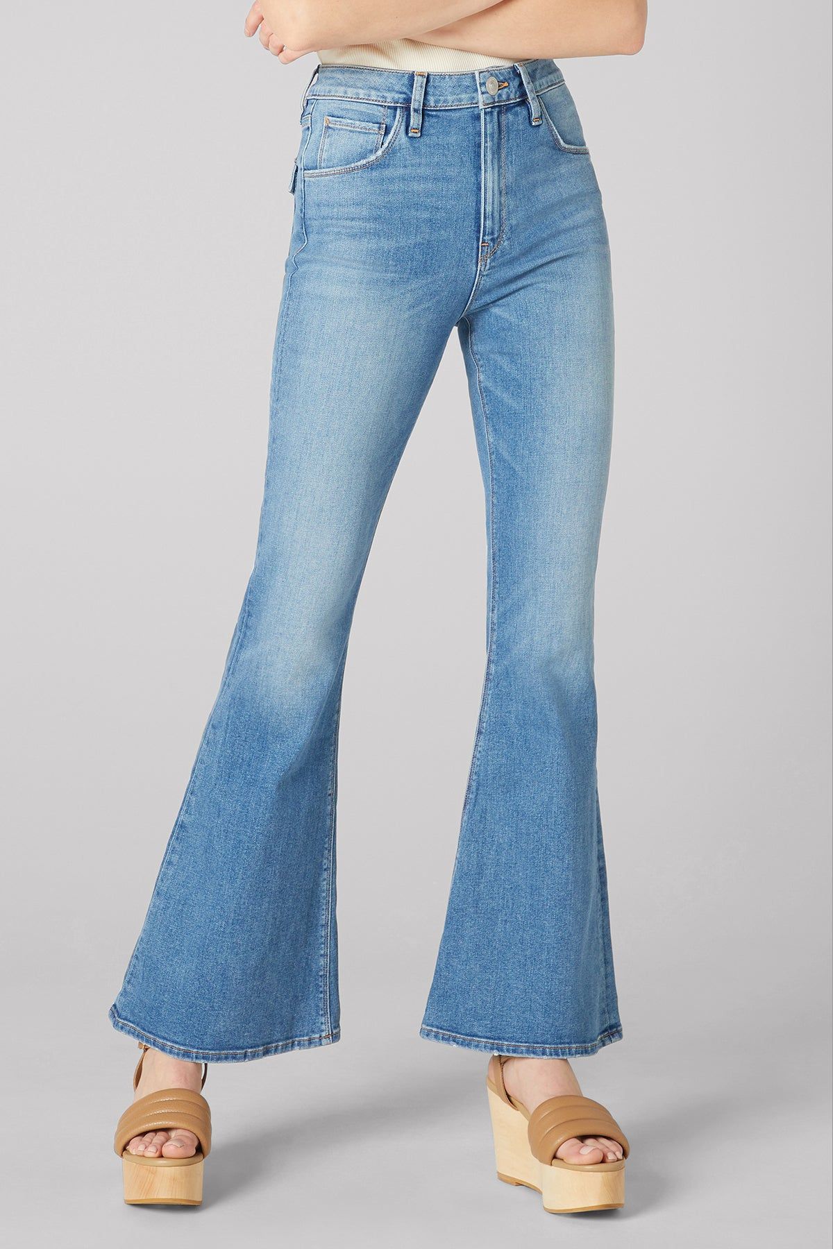 Holly High-Rise Flare Flap Jean sold by Hudson Jeans