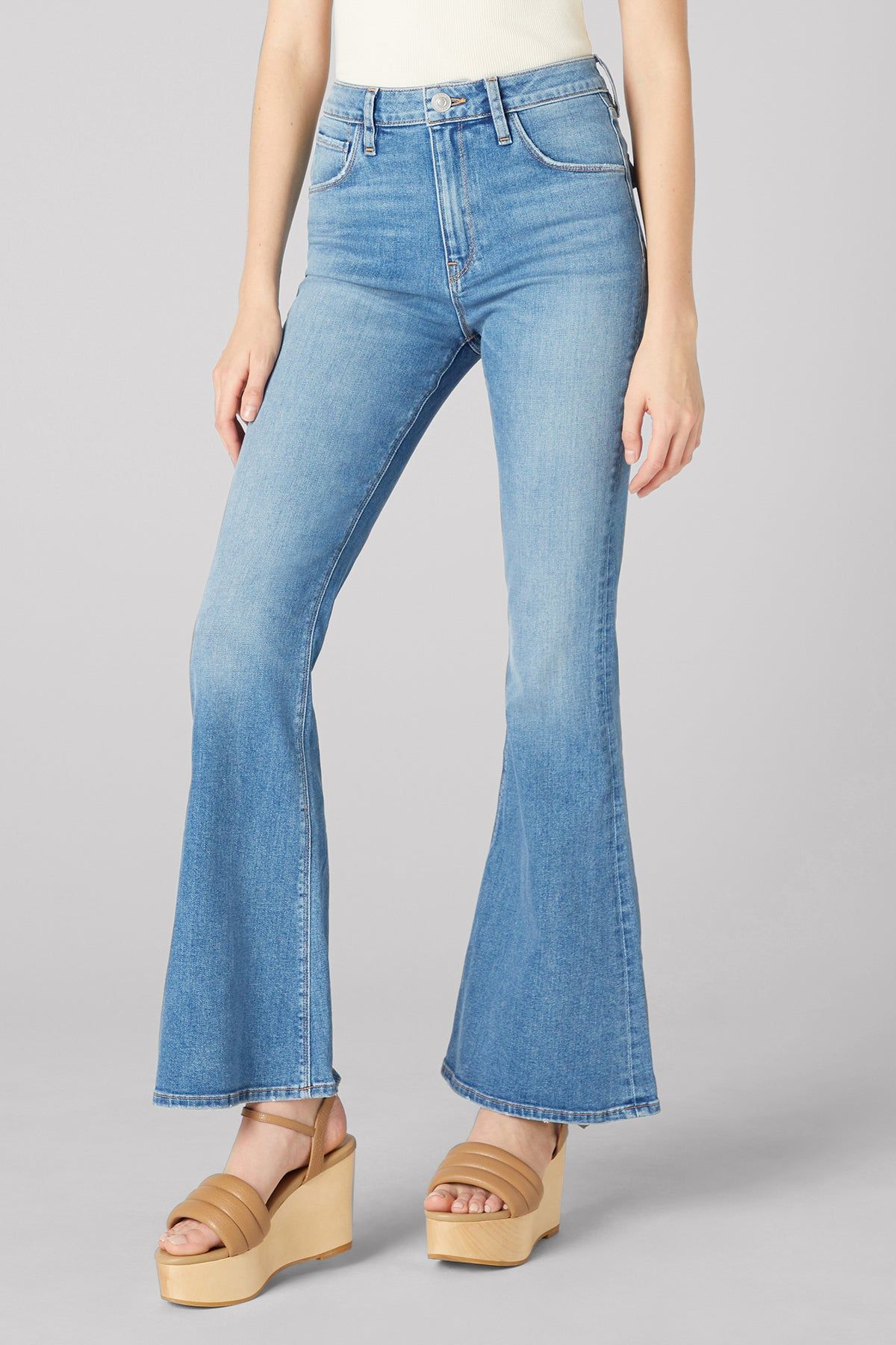 Holly High-Rise Flare Flap Jean sold by Hudson Jeans product image thumbnail 3