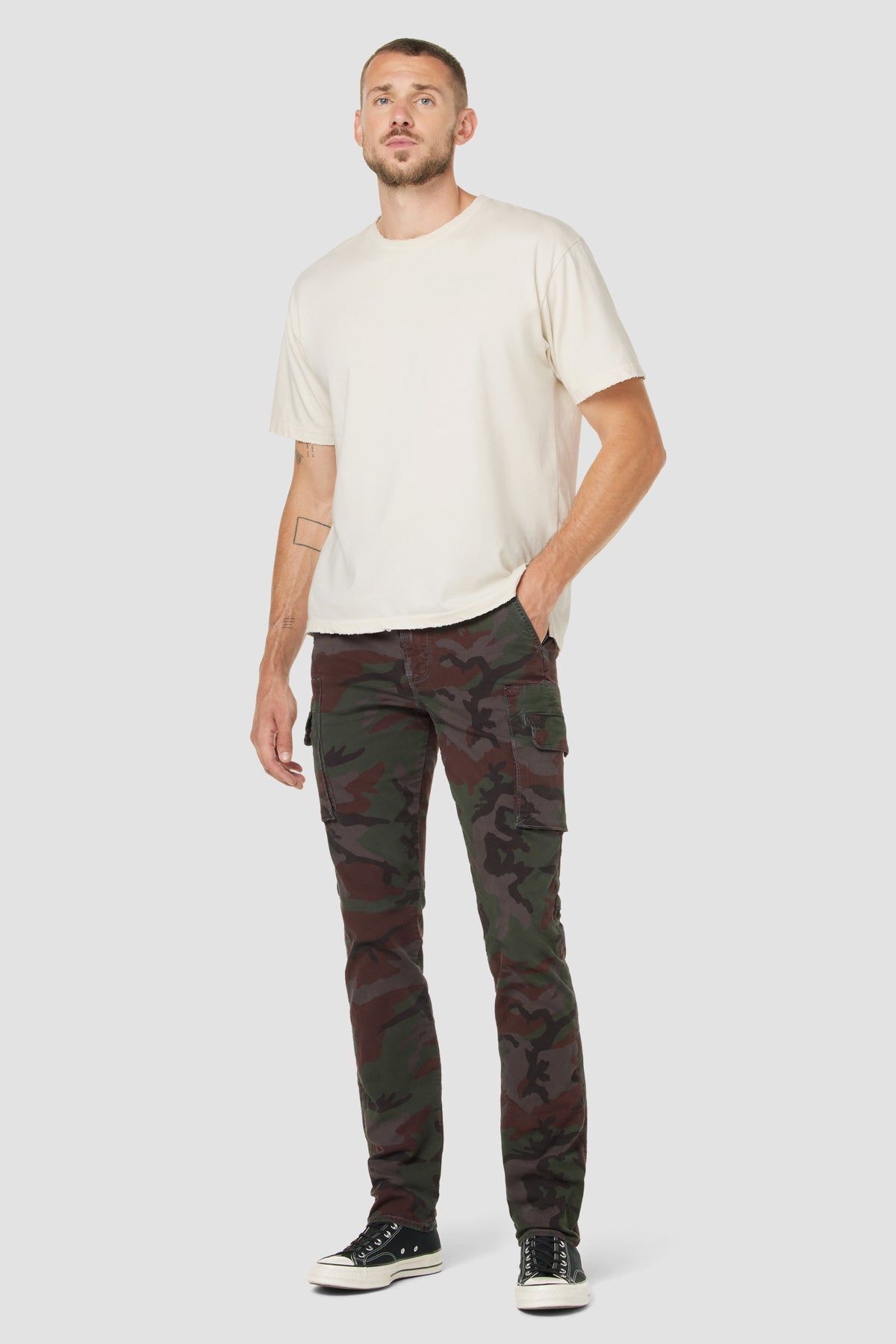 Stacked Slim Military Cargo Pant sold by Hudson Jeans product image thumbnail 6