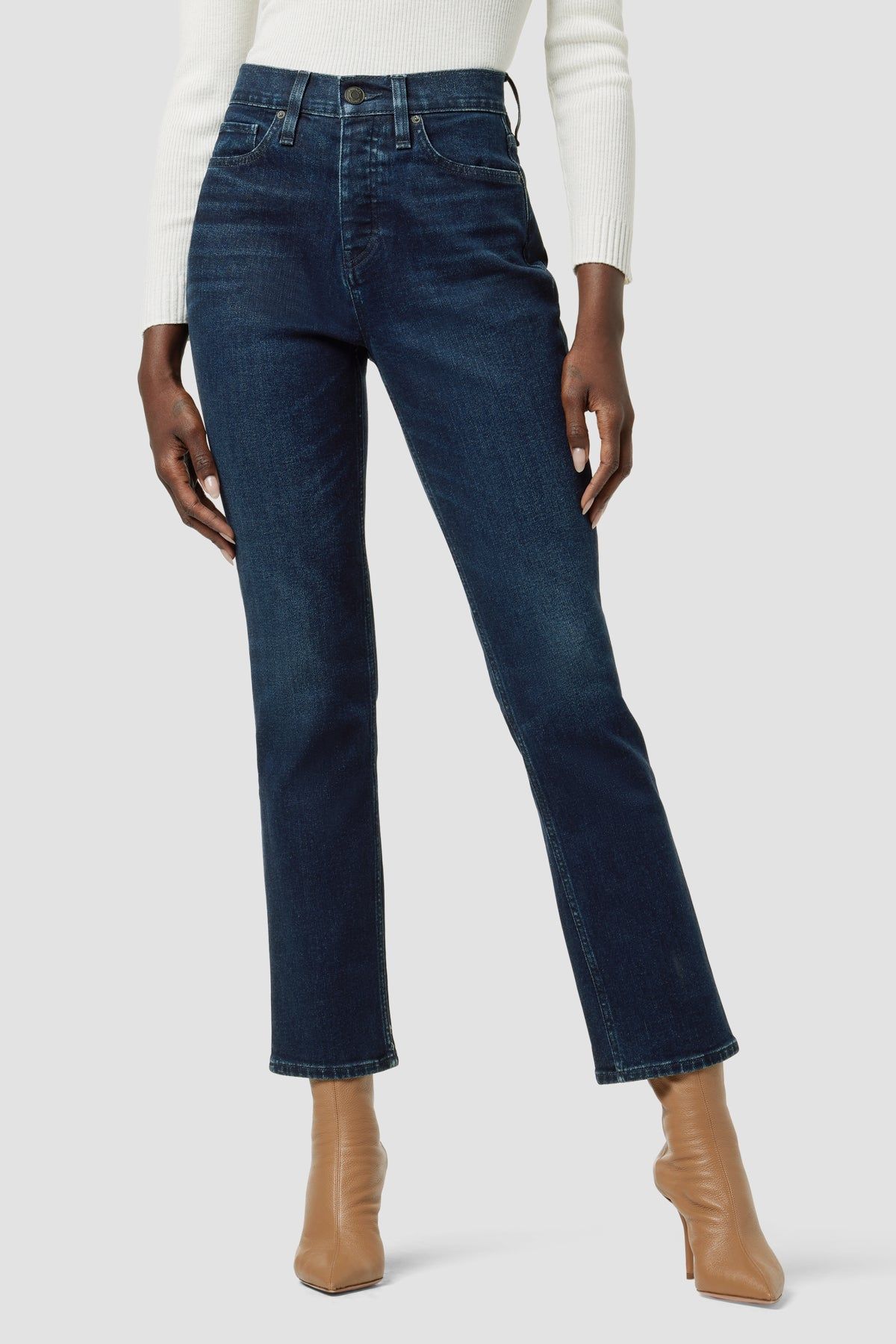 Holly High-Rise Straight Ankle Jean sold by Hudson Jeans