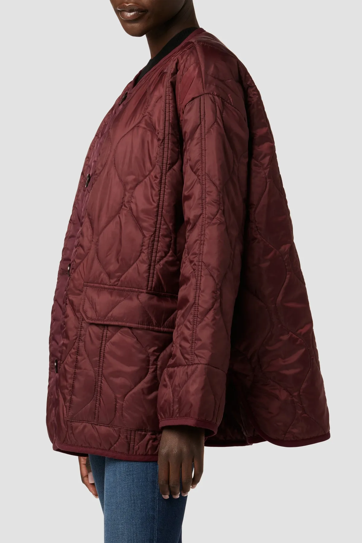 Oversized Quilted Jacket sold by Hudson Jeans product image thumbnail 2