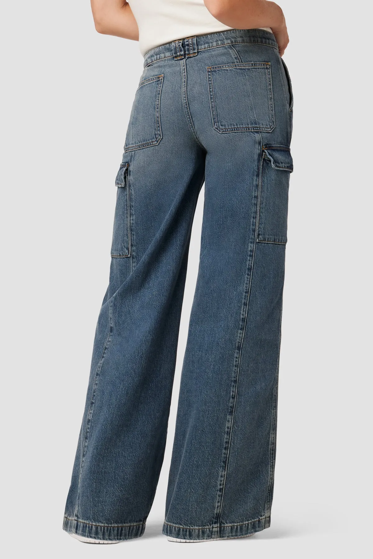Mid-Rise Utility Wide Leg Cargo sold by Hudson Jeans product image thumbnail 3