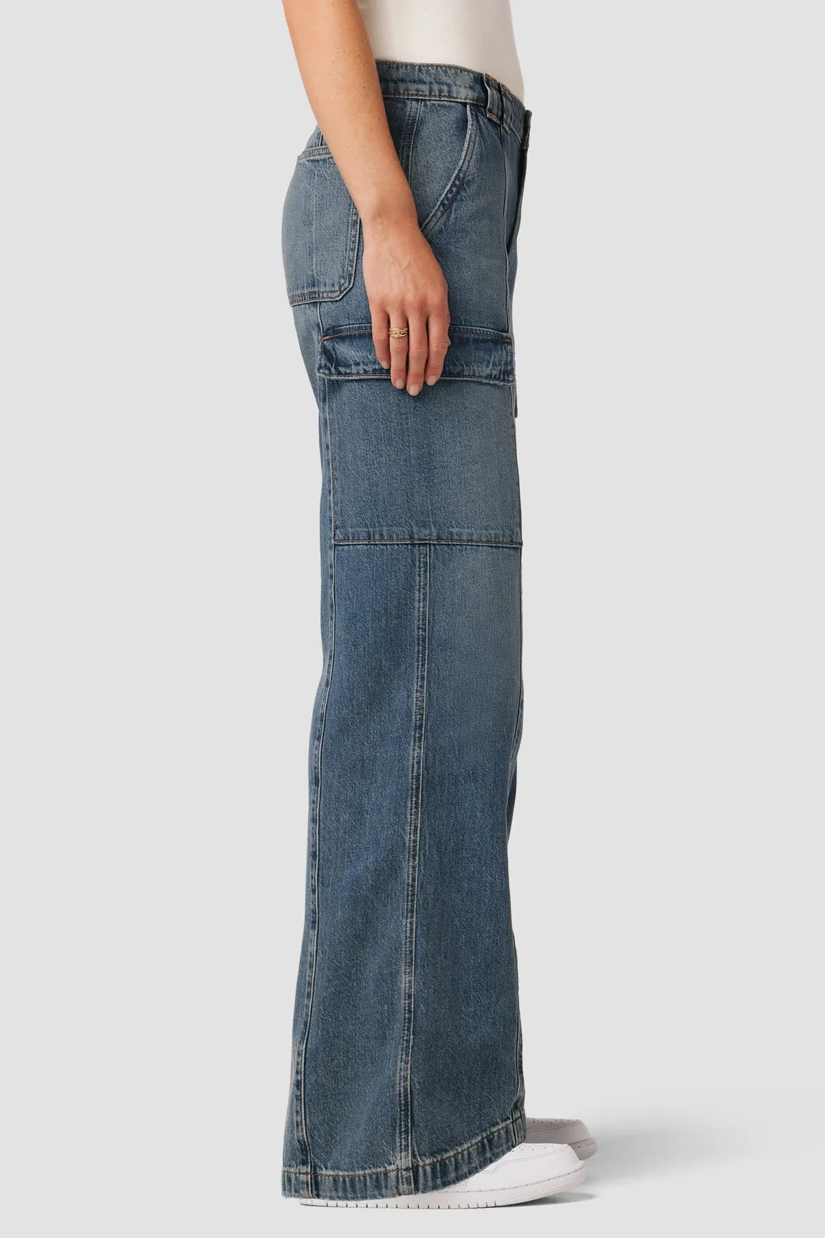 Mid-Rise Utility Wide Leg Cargo sold by Hudson Jeans product image thumbnail 2