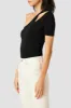 Short Sleeve Asymmetrical Bodysuit sold by Hudson Jeans