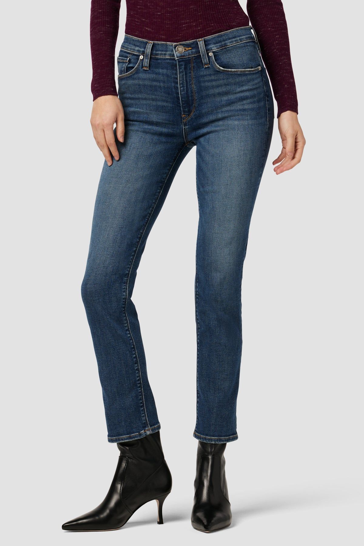 Barbara High-Rise Straight Ankle Jean sold by Hudson Jeans