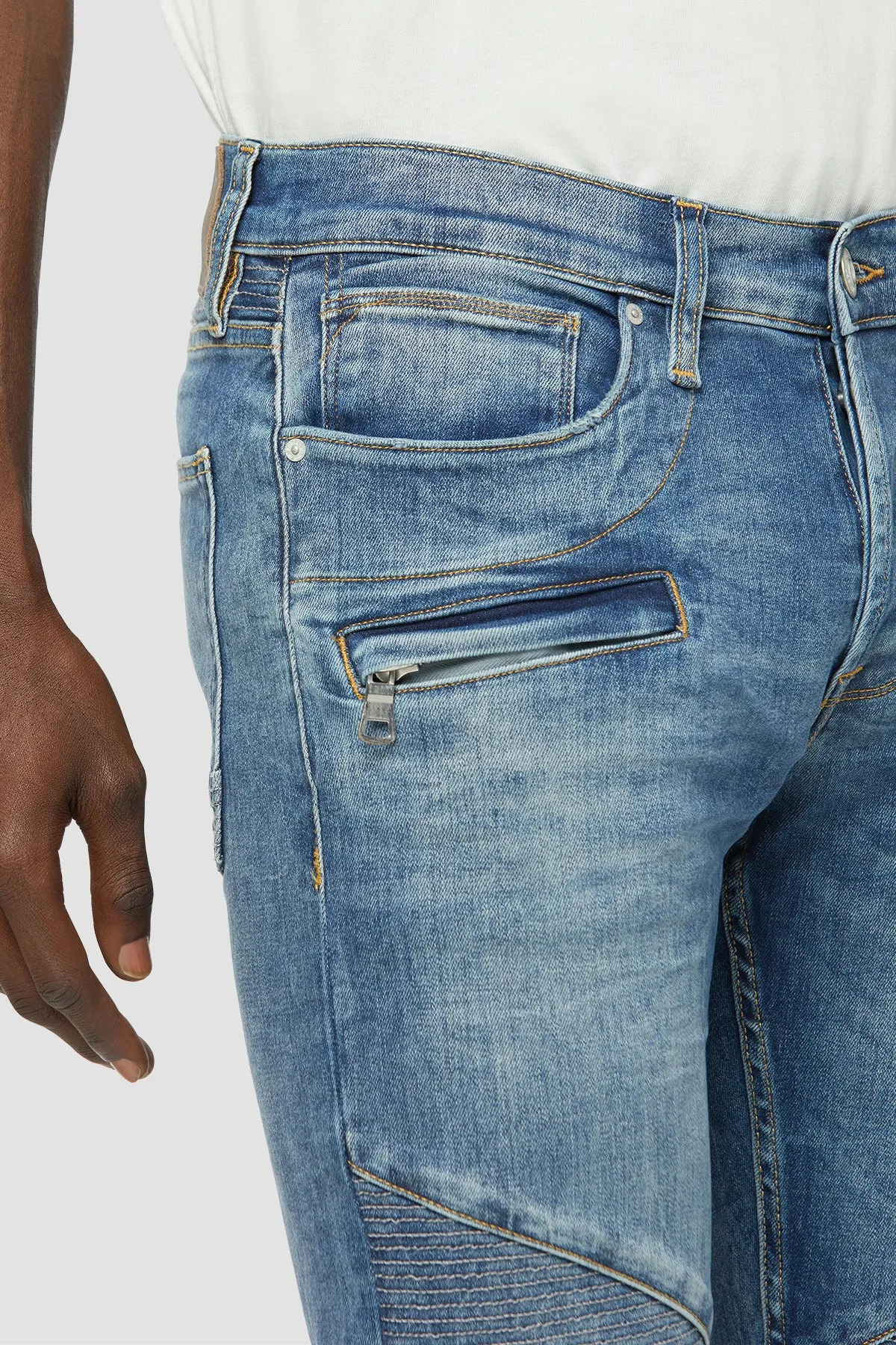 Blinder Biker V2 Skinny Jean sold by Hudson Jeans product image thumbnail 5