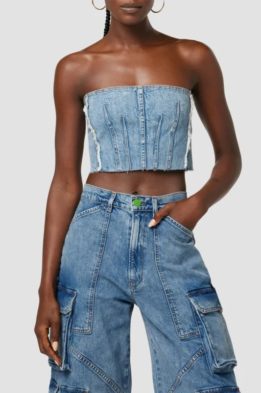 Hudson x Zoe Costello Stevie Corset Top sold by Hudson Jeans