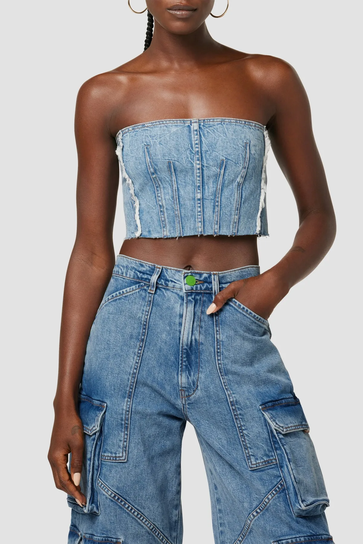 Hudson x Zoe Costello Stevie Corset Top sold by Hudson Jeans