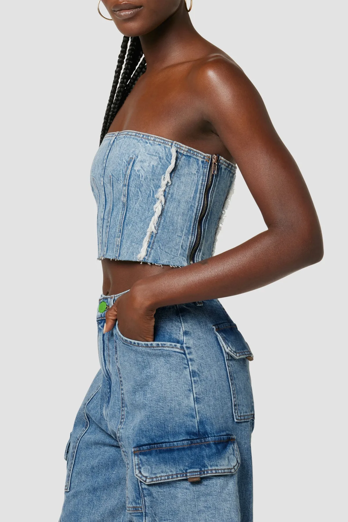 Hudson x Zoe Costello Stevie Corset Top sold by Hudson Jeans product image thumbnail 2