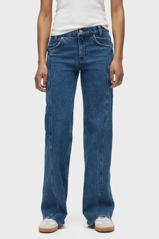 Lexi Mid-Rise Seamed Wide Leg sold by Hudson Jeans
