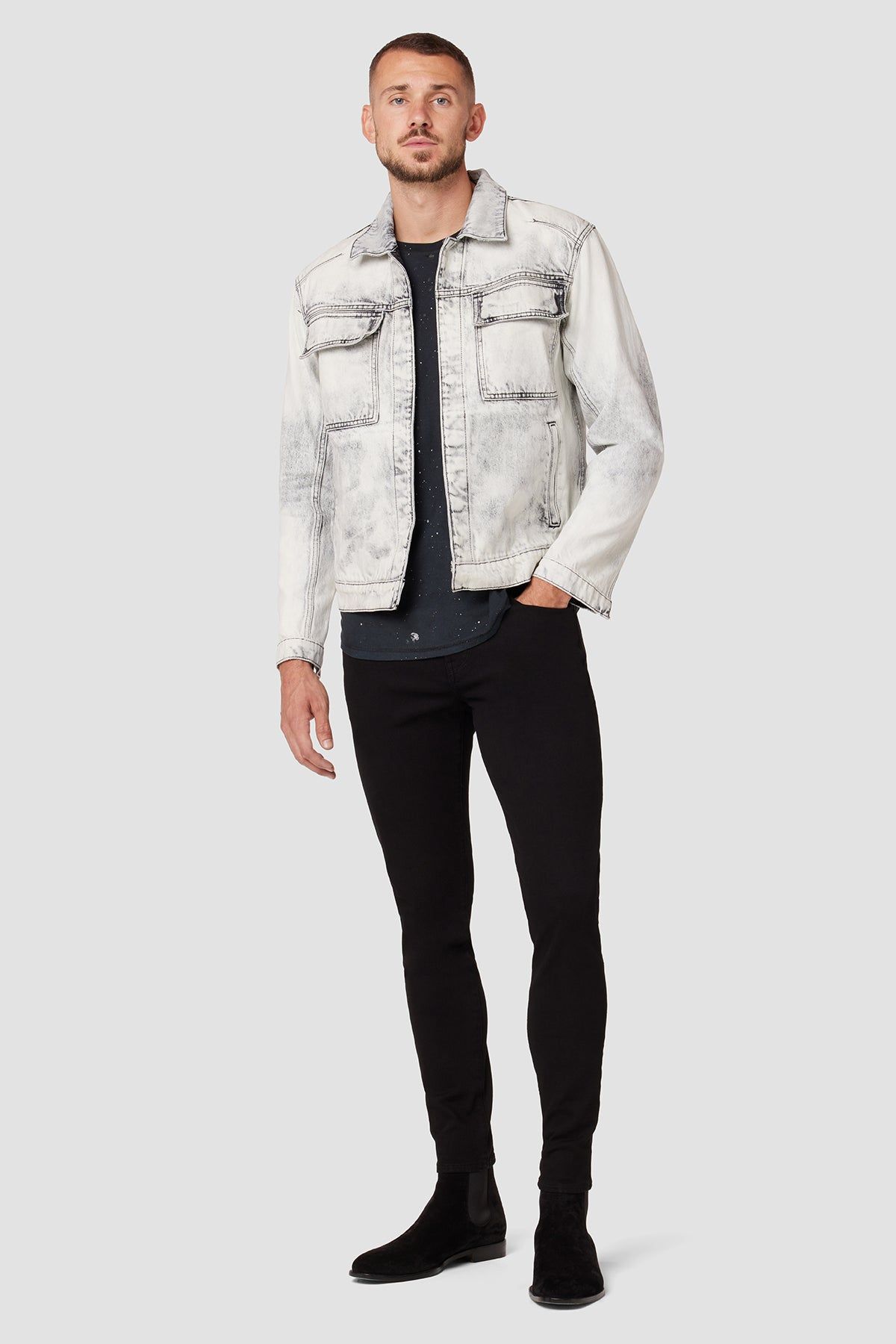 Darted Trucker Jacket sold by Hudson Jeans product image thumbnail 5