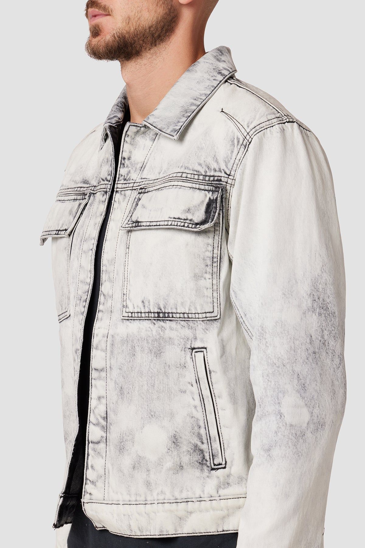 Darted Trucker Jacket sold by Hudson Jeans product image thumbnail 4