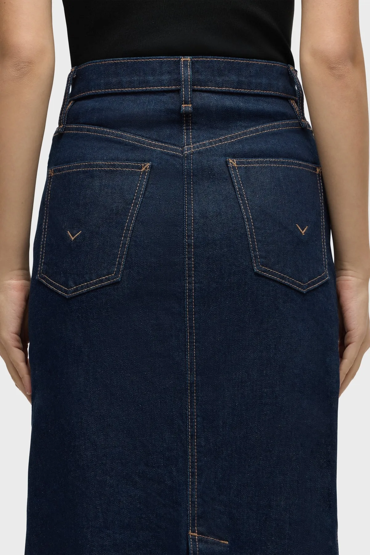Reconstructed Skirt Maxi sold by Hudson Jeans product image thumbnail 5