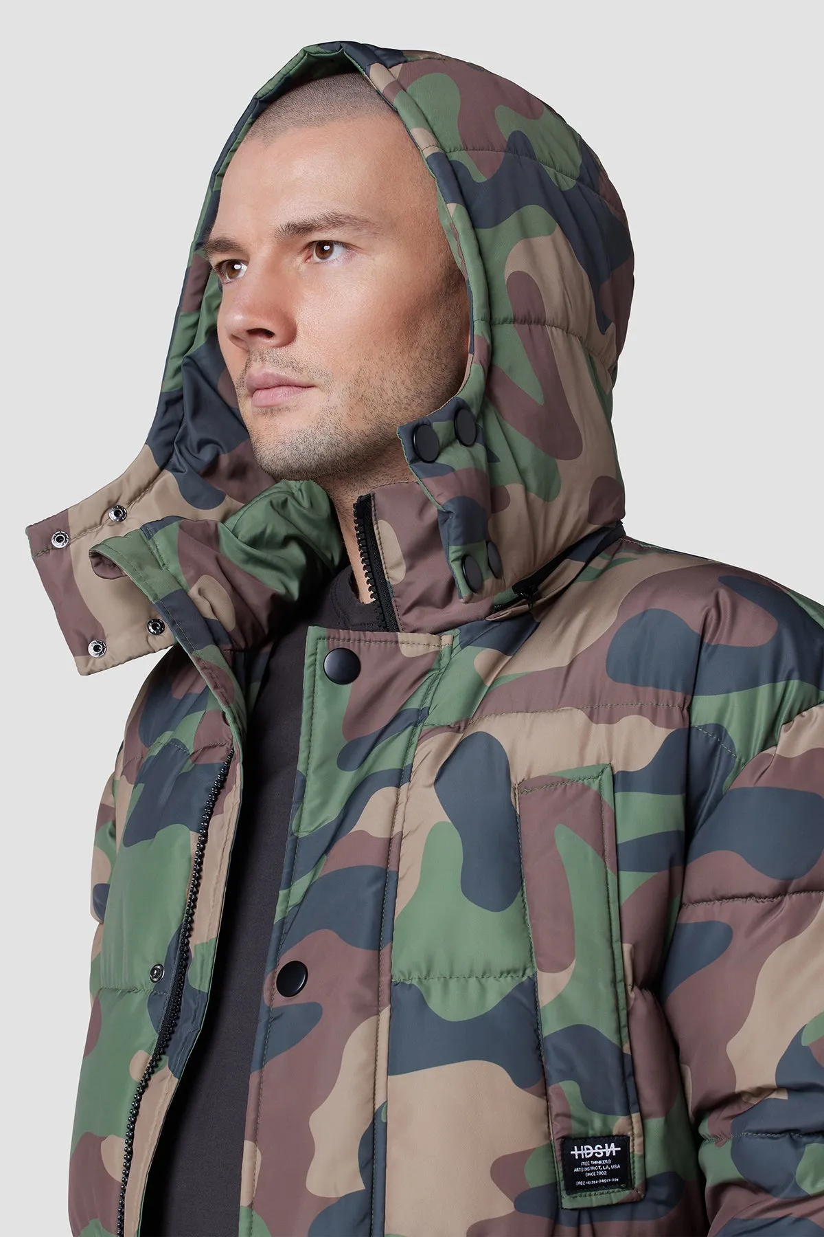 Quilted Hooded Storm Parka sold by Hudson Jeans product image thumbnail 4