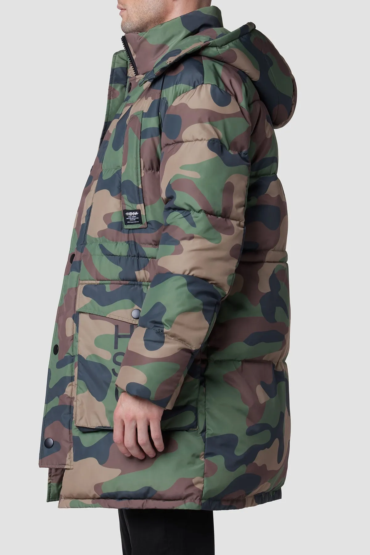Quilted Hooded Storm Parka sold by Hudson Jeans product image thumbnail 2