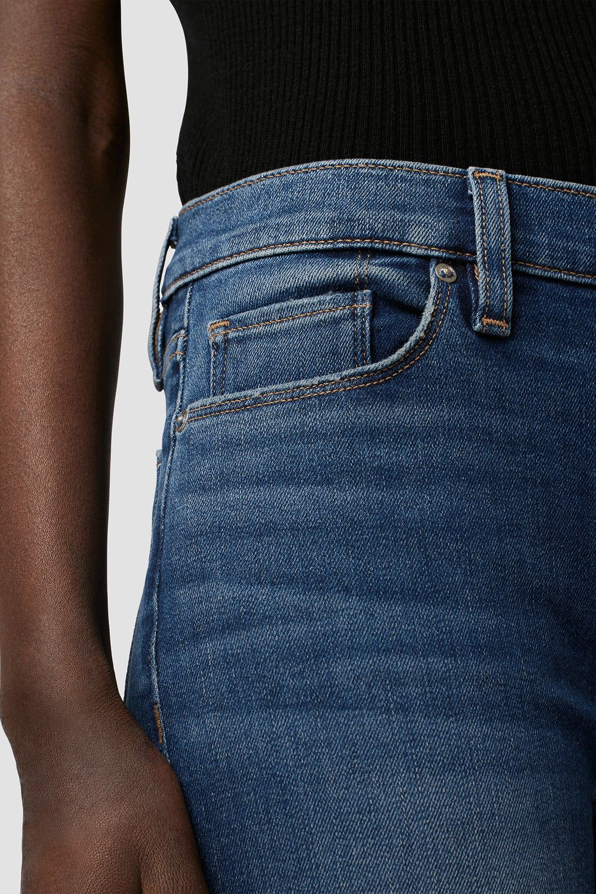 Nico Mid-Rise Straight Jean w/ Slit Hem sold by Hudson Jeans product image thumbnail 4