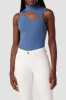 Mock Neck Cut Out Tank sold by Hudson Jeans