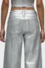 Lexi Mid-Rise Coated Seamed Wide Leg sold by Hudson Jeans