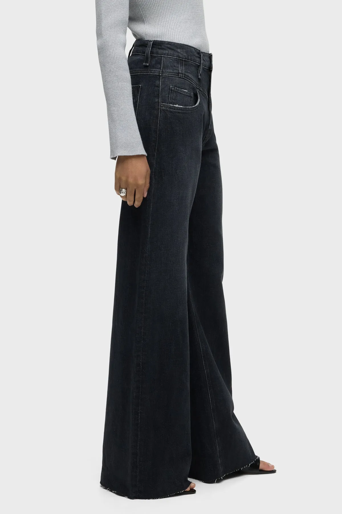 Jodie Seamed Front Yoke Wide Leg Jean sold by Hudson Jeans product image thumbnail 2