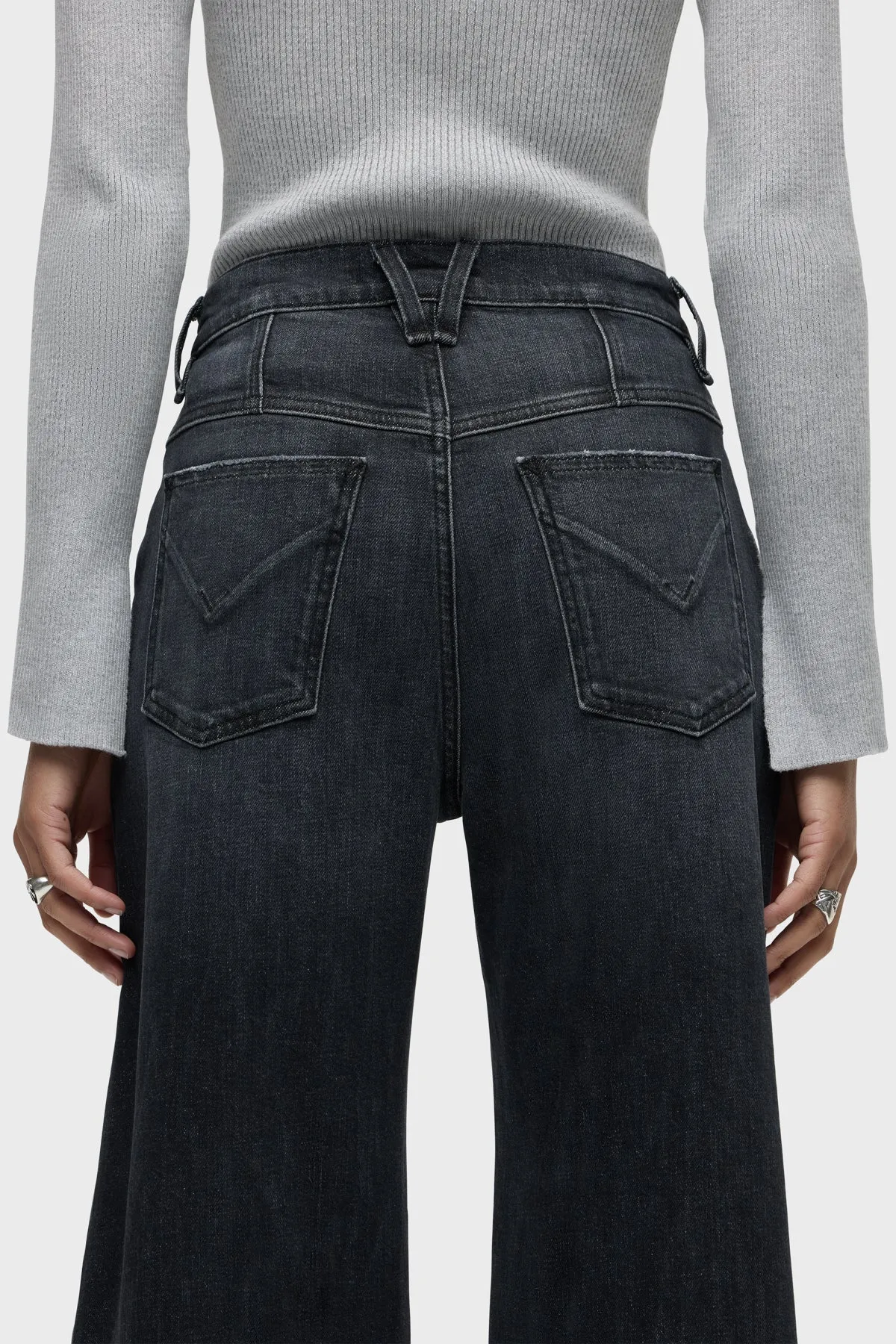 Jodie Seamed Front Yoke Wide Leg Jean sold by Hudson Jeans product image thumbnail 5