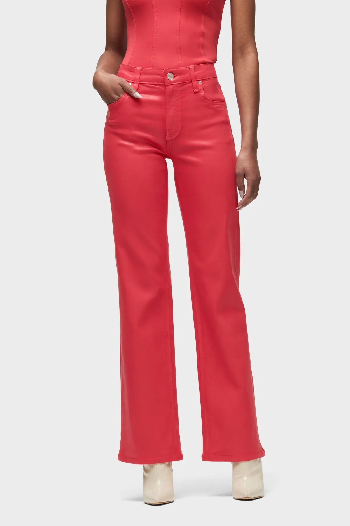 Rosie High-Rise Wide Leg Jean sold by Hudson Jeans