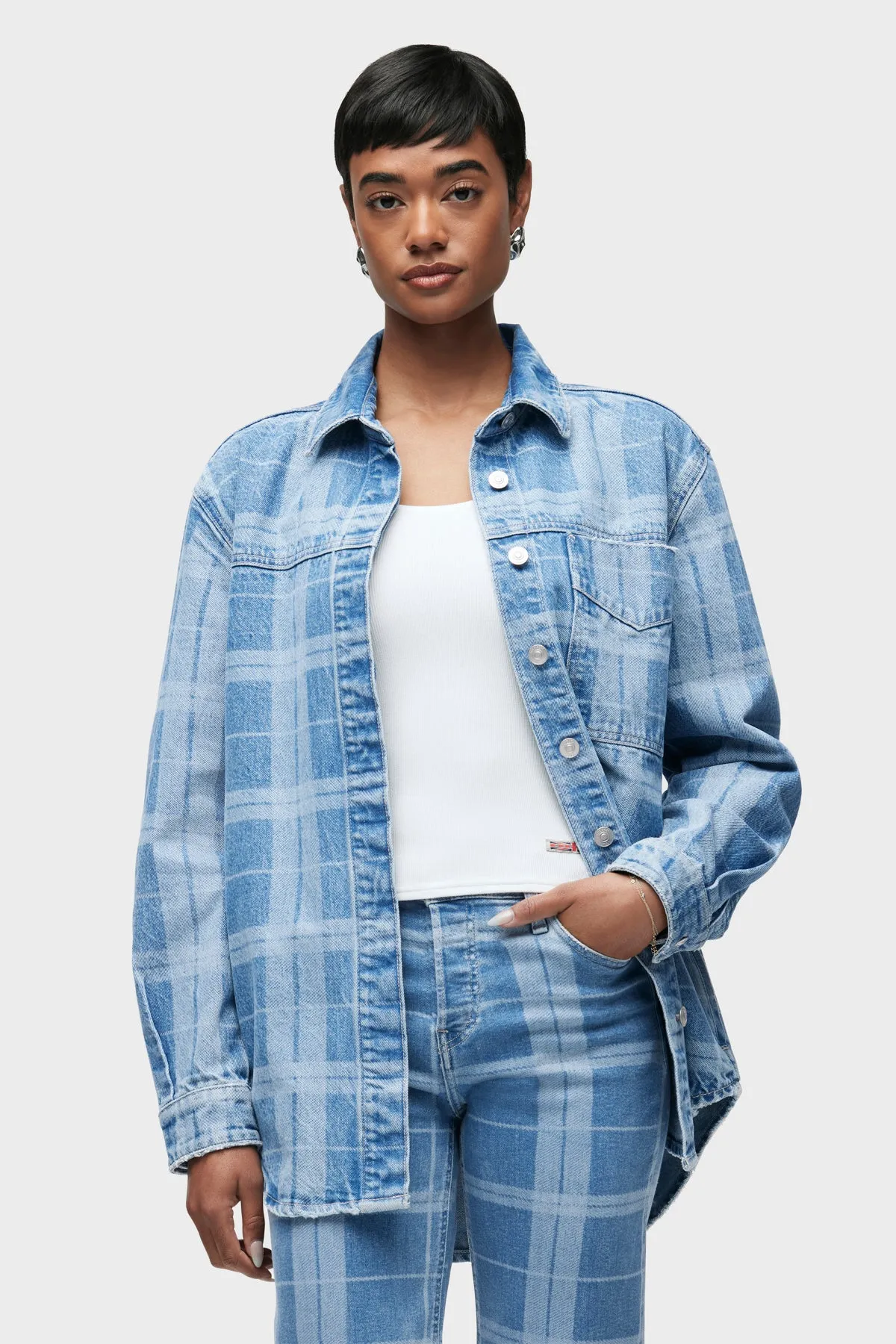 Oversized Shacket sold by Hudson Jeans
